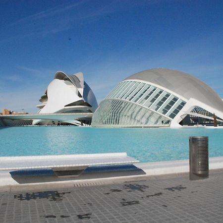 Ferienwohnung 10 Pax, Ac, Wifi Gratis, Ciudad Artes Y Ciencias Valencia Exterior foto
